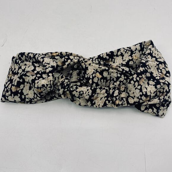Set of 4 Anthropologie Fabric Headbands Printed Floral Boho Paisley Snakeskin main image 9